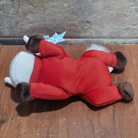 Oy Snort The Bull Red Plush Toy Stuffed Animal - Picture 8 of 10